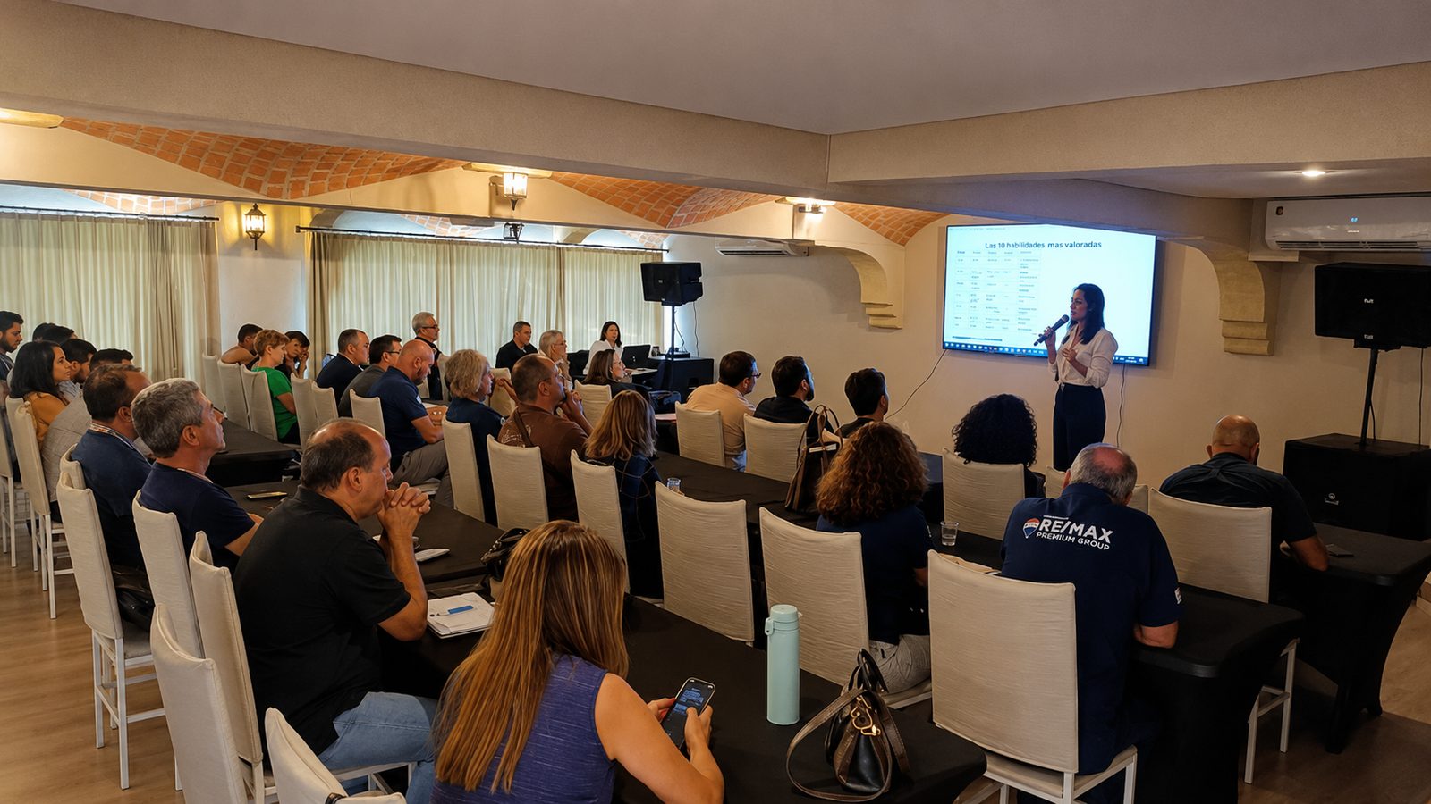 Plateia e palco