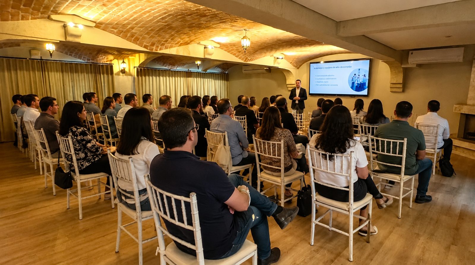 Palco do espaço Sua Palestra BH em Belo Horizonte